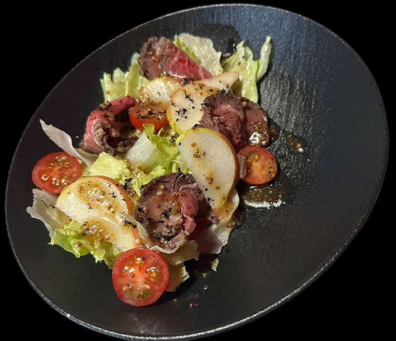 с РОСТБИФОМ салат